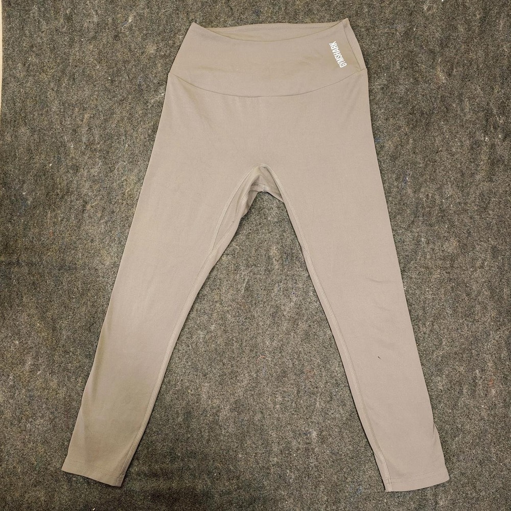 Gymshark Khaki Green Training Leggings Womens Size S High Waisted GLLG3923-SMG
